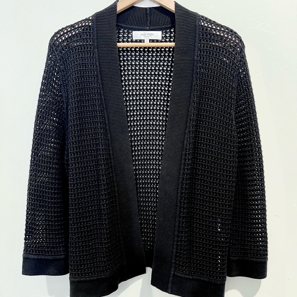 Black crochet Sweater